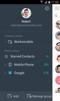 Works Mobile Contacts Cartaz