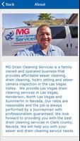 MG Drain Cleaning Services Las Vegas स्क्रीनशॉट 3