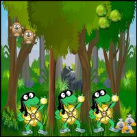 Ninja Turtle Trolley Game پوسٹر