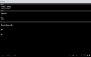 NI cDAQ-9191 Data Display captura de pantalla 3