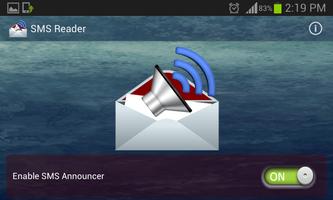 برنامه‌نما SMS Reader عکس از صفحه