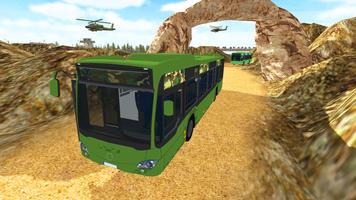 Heavy Duty Bus Game: Army Soldiers Transport 3D screenshot 2
