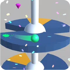 Helix Down: Ball Jump On Helix Road APK download