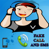 FAKE CALL AND SMS icon