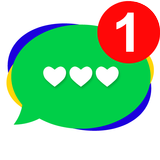 Bubbli - Free Messenger with Chat rooms أيقونة