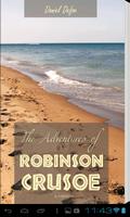 Robinson Crusoe Free eBook الملصق