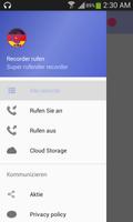 Poster call recorder auto (German)‏