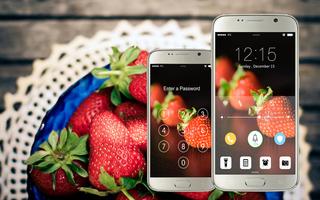 برنامه‌نما Screen Lock Sweet Fruits عکس از صفحه