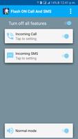 FlashAlerts ON Call & SMS Blinking Screenshot 1