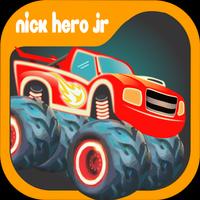 Blaze Truck Monster Games الملصق