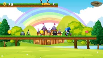 New Sonic Run Game تصوير الشاشة 2