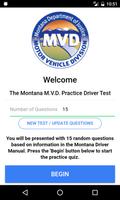 Montana MVD Practice Driver Te Affiche