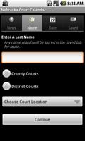 Nebraska Court Calendar Search اسکرین شاٹ 1