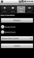 Nebraska Court Calendar Search capture d'écran 2