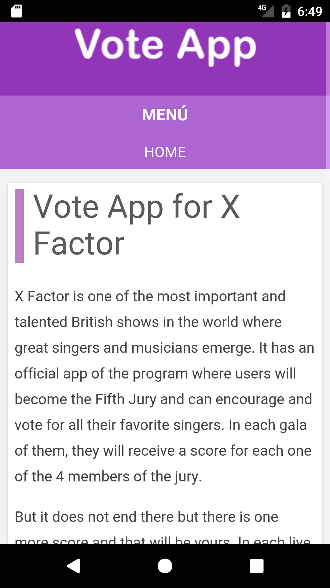 scarica app x factor