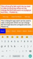 Cool Font Type Maker SlangTxt-poster