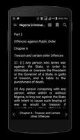 Nigeria Criminal Code capture d'écran 3