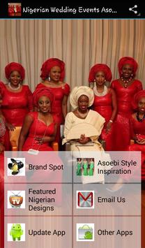 Nigerian Wedding Events Asoebi poster