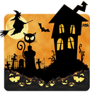 Halloween Night Cat Theme APK