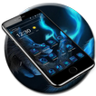 Night Wolf Blue Flame Theme