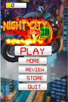 Night City Racing Game Affiche
