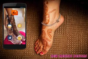 Feet Mehndi Designs 2016 poster