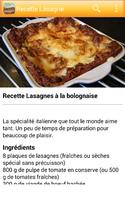 Recette lasagne screenshot 2