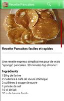Recette pancakes Ekran Görüntüsü 3