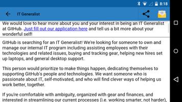GitHub Jobs скриншот 3