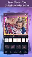 Love Flower Effect SlideShow Video Maker الملصق