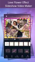 Love Flower Effect SlideShow Video Maker تصوير الشاشة 1