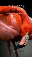 Pink Flamingo Lock Screen Theme screenshot 1