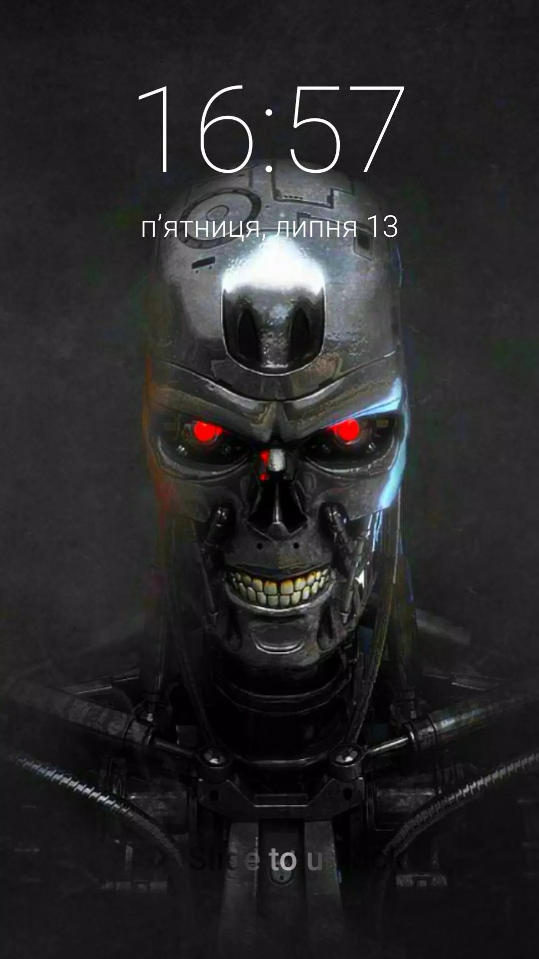 Android向けのロボットターミネーターロック画面 Apkをダウンロードしましょう