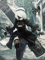 Nier: Automata Wallpaper Plakat