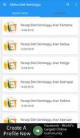 7 Menu Diet Seminggu Screenshot 1