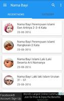 Nama Bayi Islam Terbaik تصوير الشاشة 3