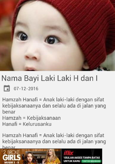 Nama Yang Baik Buat Anak Laki Laki - Bagi Hal Baik