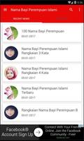 900 Nama Bayi Perempuan Islami capture d'écran 3