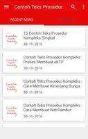 Contoh Teks Prosedur постер