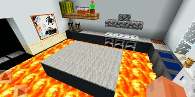 Poster Floor is Lava Mini-game. Map for MCPE