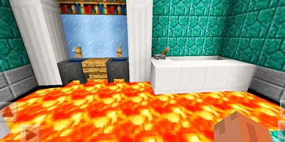 Floor is Lava Mini-game. Map for MCPE syot layar 2