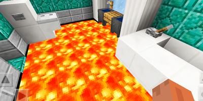 Floor is Lava Mini-game. Map for MCPE capture d'écran 3