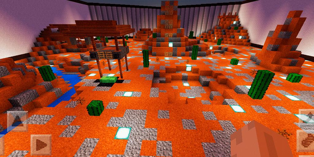 Volcano Desert Pvp Arena Map For Mcpe For Android Apk Download