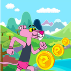 Pink Runner Panther icon