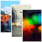 Rain Drops HD Wallpaper Pro icône