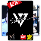Seventeen Wallpaper KPOP HD Live icône