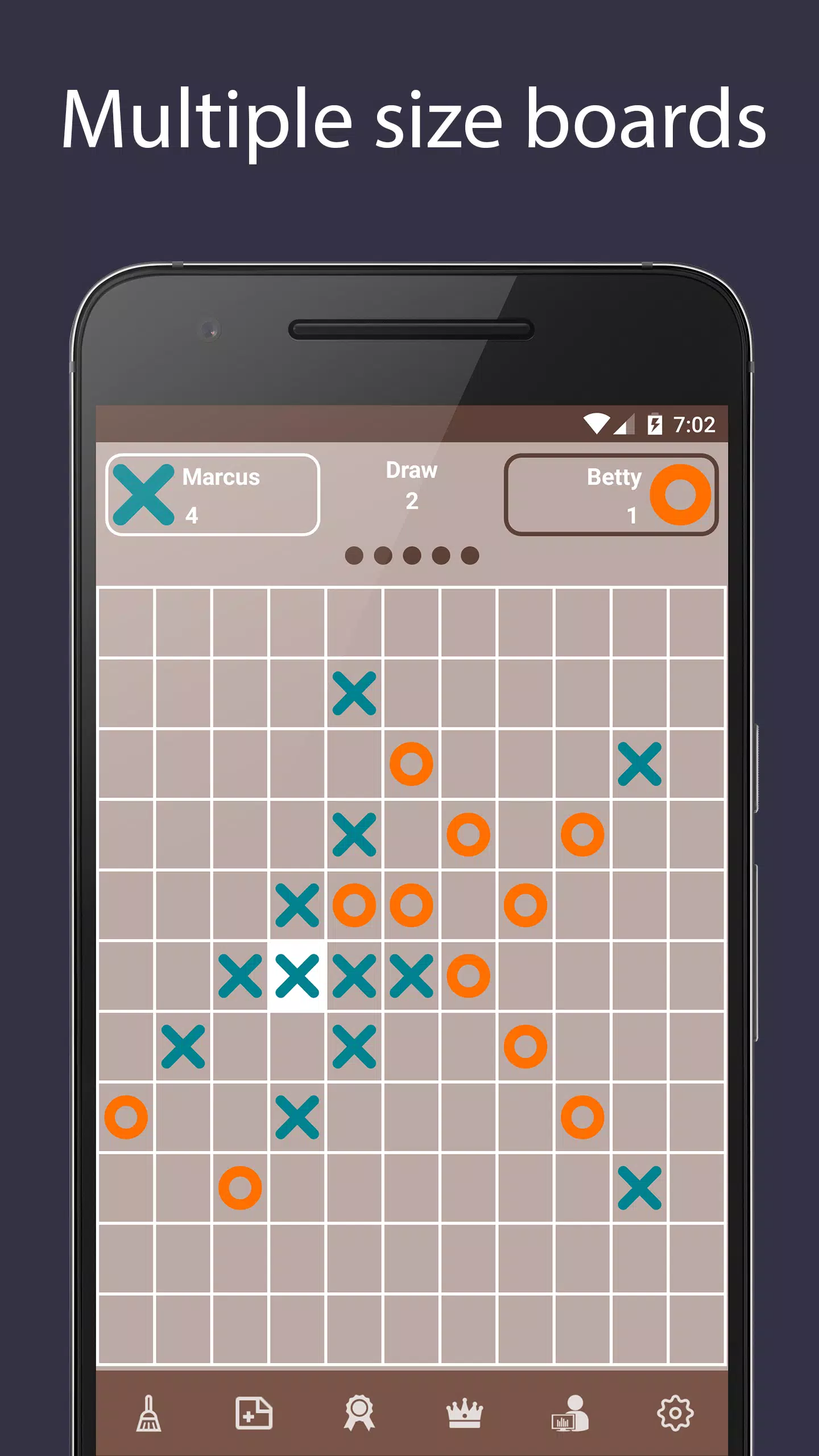 Ulitmate Tic Tac Toe Game - Free 3x3, 5x5, 7x7 Single Player or Multiplayer  Online TicTacToe Game