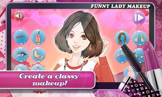Funny Lady: Makeup Game ảnh chụp màn hình 1