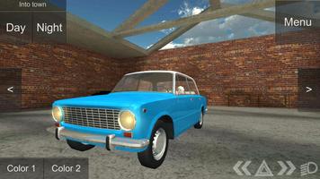 Russian Classic Car Simulator Cartaz