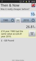 Then & Now UK GBP Inflation Affiche